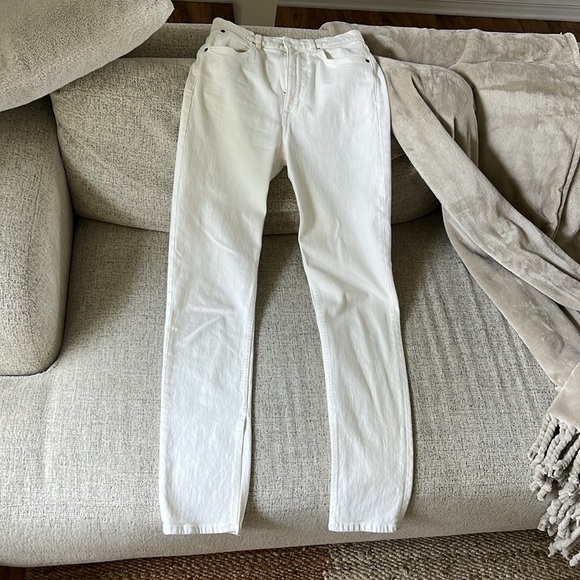 SLVRLAKE Denim Beatnik Slim Straight Split Hem Jeans - Picture 12 of 15